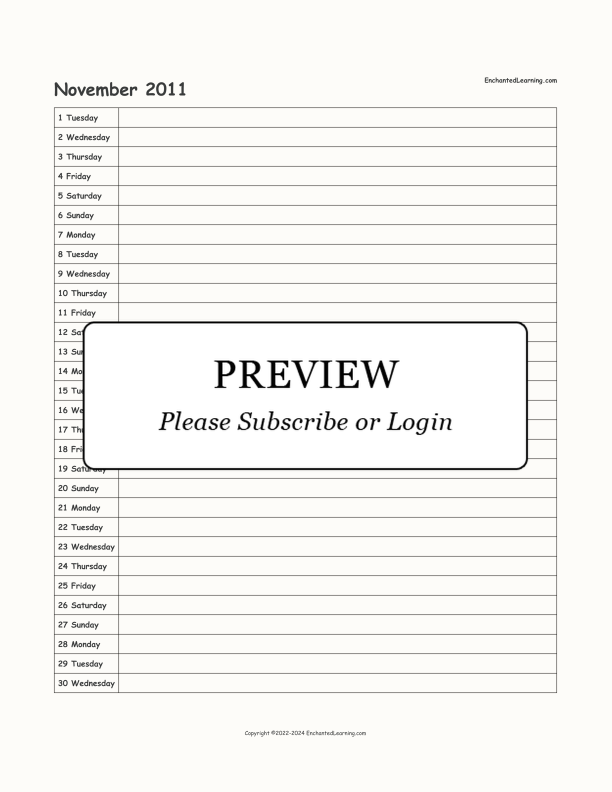2011-2012 School-Year Scheduling Calendar interactive printout page 5