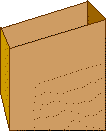 The file made from a box.