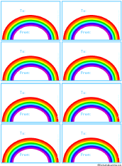 Search result: 'Rainbow Gift Tags to Print'