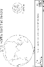 Earth and Moon Printout/Coloring Page
