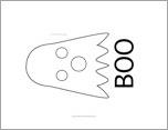 Hole Punch Ghost Card Template